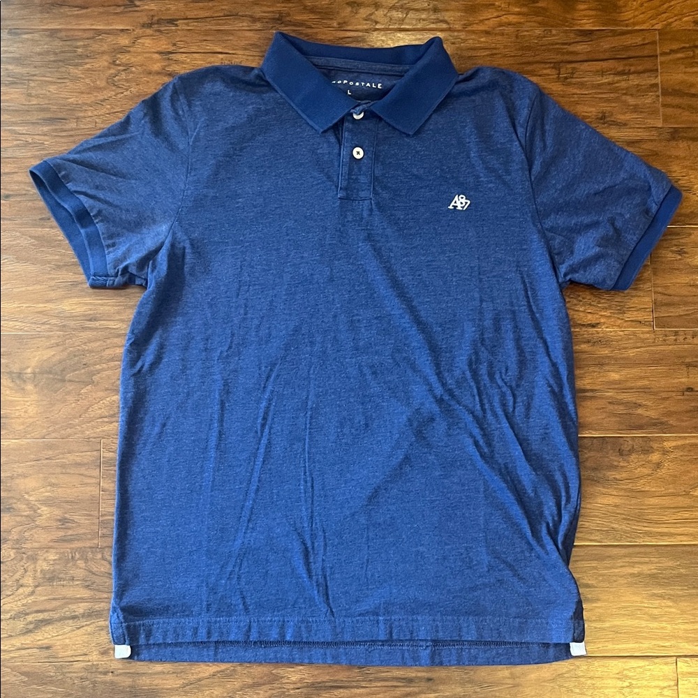 Aeropostale Men's Navy Polo Shirt